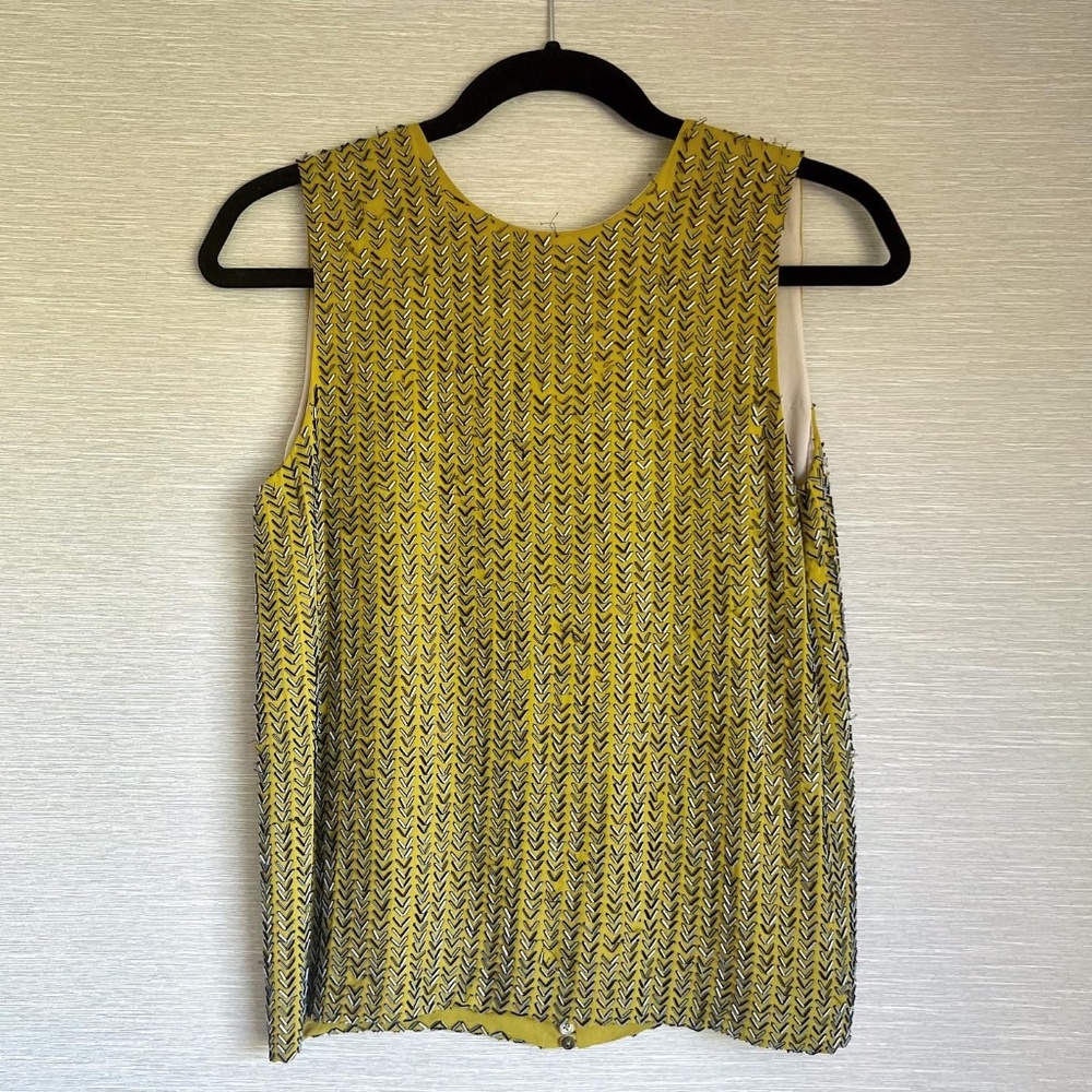 Diane Von Furstenberg Embellished/Beaded Top